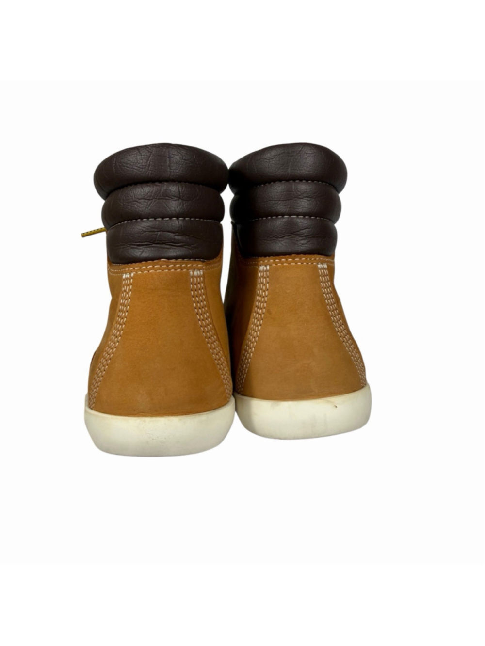 Timberland Boots Dausette Brown Leather Lace Up Ankle Bootie Sneakers Size 8 - Picture 6 of 12